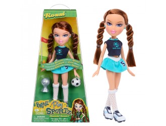 Papusa Bratz cu accesorii seria Play Sportz – Roxxi jucatoare de fotbal 29cm
