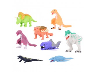 Figurina elastica surpriza maxi, Dinozaur, Sbabam, diverse tipuri