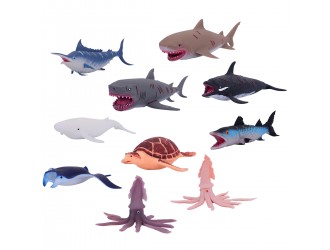 Figurina elastica surpriza, Stapanii Oceanului, Sbabam, diverse tipuri