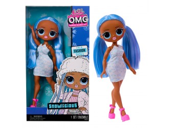 Papusa L.O.L. Surprise! seria OPP O.M.G. – Snowlicious 27cm