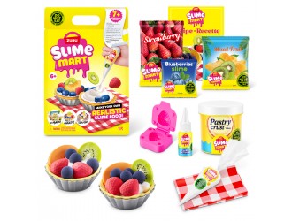 Set de joaca cu slime seria Shopping Bag – Tarta cu fructe, Slime Mart, Zuru