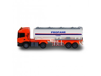 Macheta autocisterna Scania 42 cm cu sunet si lumini seria Large Truck TechnoDrive