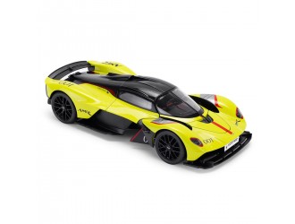 Macheta auto de colectie Aston Martin Valkyrie, scara 1:18, Galben TechnoDrive