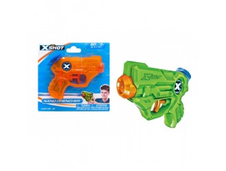 Pistol cu apa X-Shot Nano Drencher 02586, Zuru, VERDE