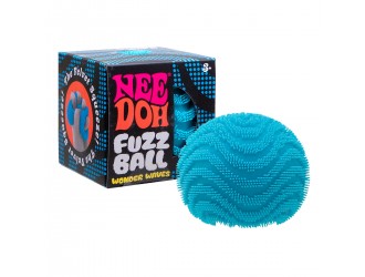 Jucarie antistres Fuzz Ball NeeDoh, 6,3 cm ALBASTRU
