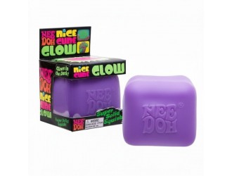 Jucarie antistres Nice Cube Glow NeeDoh, MOV, 5,7 cm