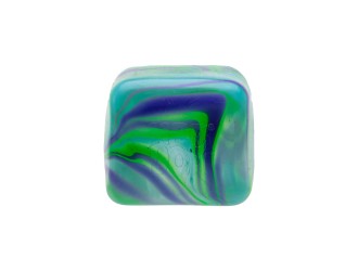 SWNCBND-2 Jucarie antistres NeeDoh Swirl Cube Verde-Albastru, cub senzorial squishy pentru copii si adulti, 5.7 cm