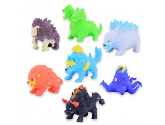 Jucarie stretch in forma de animal din seria "Legend of Animals Maxi - Gardienii Elementelor"