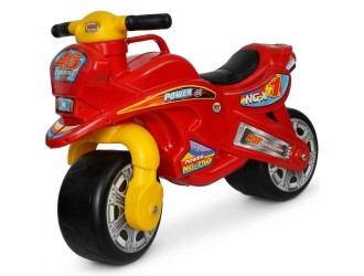 Motocicleta ride-on pentru copii, Rosu, 68x25x50 cm, interior/exterior