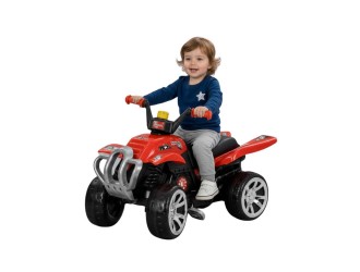 ATV cu pedale pentru copii Big Quad, Rosu, 90x45x57 cm