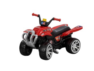ATV cu pedale pentru copii Big Quad, Rosu, 90x45x57 cm