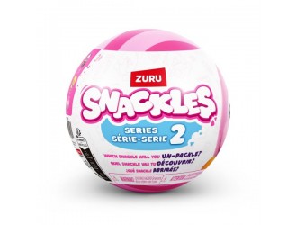 Jucarie de plus surpriza Zuru Snackles S2, model surpriza, cu gustare licentiata, 11.5 cm
