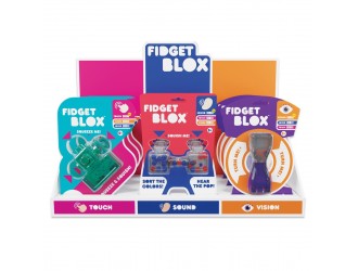 Jucarie senzoriala antistres Fidget Blox, model surpriza, diverse texturi si sunete