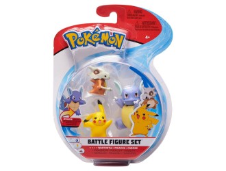 Set 3 figurine de lupta Pokemon Battle Figure Set, model surpriza, diverse personaje, Jazwares
