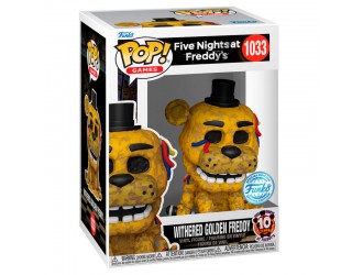 Figurina de colectie Funko POP! Games FNAF Withered Golden Freddy #1033 Special Edition, vinyl, in cutie cadou
