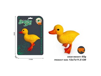 Figurina elastica Rata pentru copii, jucarie senzoriala antistres, 12 cm, ZJA390852, 3 ani+