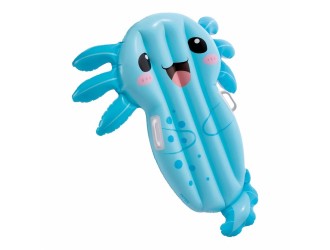 Saltea gonflabila pentru copii Intex Axolotl, cu manere, 109x94x14 cm, max. 40 kg, cod 58159