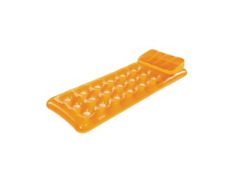 Saltea gonflabila pentru apa cu perna, 188x71 cm, max. 100 kg, Portocaliu, Intex 58890