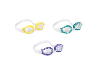Ochelari de inot Play, protectie UV, Albastru, 3-8 ani, Intex 55602