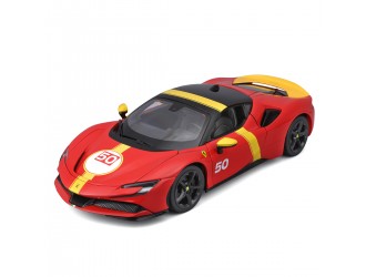 Macheta auto seria R&P - Ferrari SF90 Stradale Assetto Fiorano (1:18) Bburago