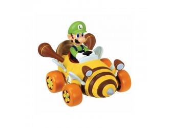 Masinuta Super Mario Coin Racers Wave 1, mecanism cu moneda, 6 cm, 3 ani+ -Luigi
