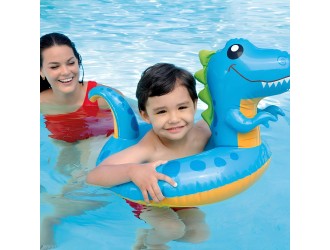 Colac gonflabil de inot cu design animal, Dinosaur, 3-6 ani