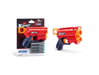 Pistol jucarie X-Shot Micro Gun, cu 8 proiectile din spuma, 8+ 03302