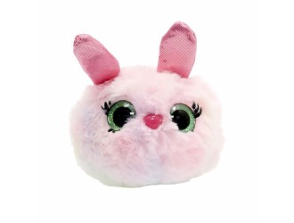 Jucarie interactiva de plus cu sunete FURRY TAILS, Iepuras roz
