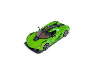 Macheta auto metalica Kinsmart Koenigsegg Jesko Absolut Verde, Scara 1:36