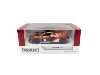 Macheta auto metalica Kinsmart McLaren P1 Portocaliu, Scara 1:36