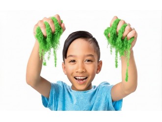 Nisip kinetic VERDE, Kinetic Sand original 907 g pentru copii modelabil, 55916