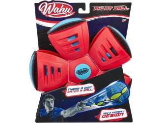 Minge frisbee transformabila copii Phlatball Classic, joc outdoor, rosie