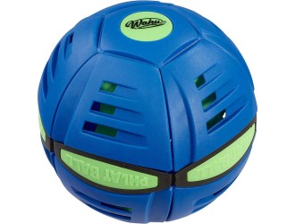 Minge frisbee transformabila copii Phlatball Classic, joc outdoor, albastra