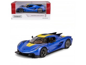 Macheta auto metalica Kinsmart Koenigsegg Jesko Absolut Albastru, Scara 1:36