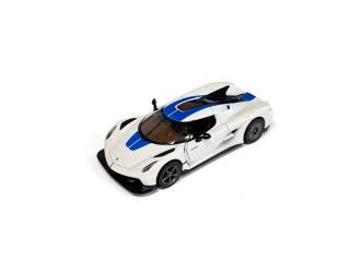 Macheta auto metalica Kinsmart Koenigsegg Jesko Absolut Alb, Scara 1:36