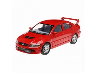 Macheta auto metalica Kinsmart Mitsubishi Lancer Evolution X Rosu, Scara 1:36
