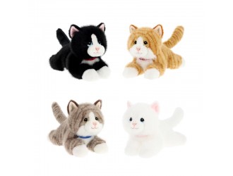 Jucarie de plus Keel Toys Keeleco Kitty Love Pisica Black Negru 28 cm