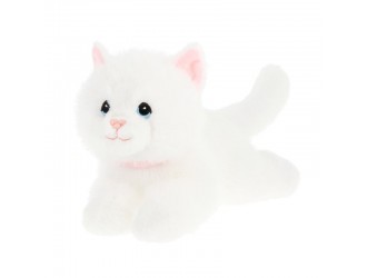 Jucarie de plus Keel Toys Keeleco Kitty Love Pisica White Alb 28 cm