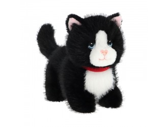 Jucarie de plus Keel Toys Keeleco Patchfoot Kitty Love Pisica Black Negru 18 cm