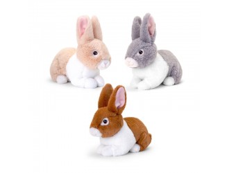 Jucarie de plus Keel Toys Keeleco Bunnies Iepuras Gri 25 cm