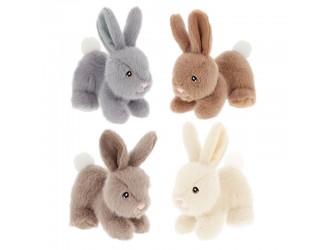 Jucarie de plus Keel Toys Keeleco Bunny Pets Iepuras Cafeniu 14 cm