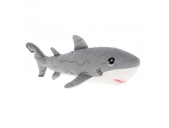 Jucarie de plus Keel Toys Keeleco Rechin Alb 25 cm