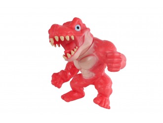 Jucarie antistres Brainboooom Monstru Predator extensibil, 15 cm, elastic si deformabil, T-Rex Rosu
