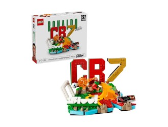 Set Constructie LEGO Art Football Cristiano Ronaldo CR7 - Football Highlights 43012, Tablou Decorativ pentru adulti si fanii fotbal