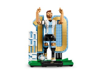 Set Constructie LEGO Art Football Lionel Messi - Soccer Legend 43015, Tablou Decorativ pt Adulti, Cadou pentru Fani Football