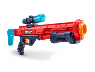 Blaster X-Shot Excel Hawk Eye ZURU, cu Luneta, 16 Darturi Inclus, Raza de Actiune 27 m, +8 ani