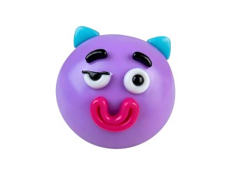 Jucarie antistres Smash Face squishy tip Smushers - Fata Poznasa, Mov, 10 cm