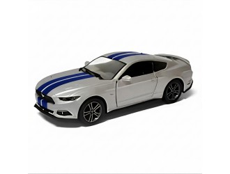 Macheta auto metalica Ford Mustang GT Kinsmart KT5386WF 1:38, cu usi care se deschid, Argintiu