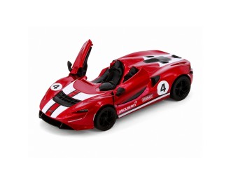 Macheta auto metalica McLaren Elva (Livery Edition) Kinsmart KT5462WF, scara 1:36, cu usi care se deschid, Bordo