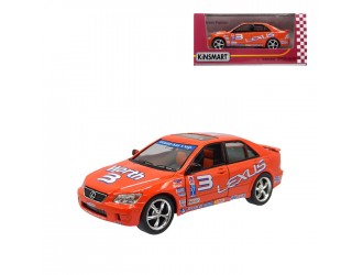 Macheta auto metalica Lexus IS300 Kinsmart KT5072W-2, scara 1:36, cu usi care se deschid